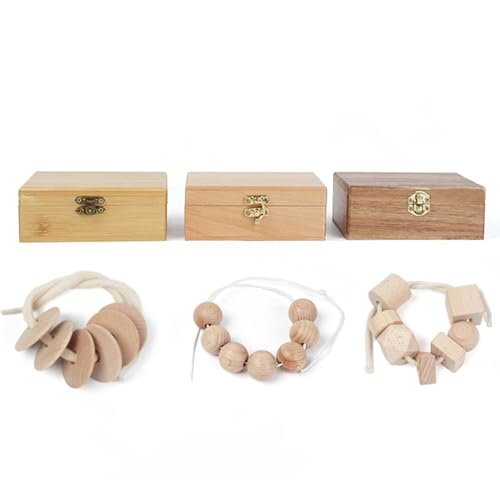 LLTCMYGS Montessori Perlen Hand-Auge-Koordination Arbeitsset, handgefertigte DIY Fine Motion Materialien LLTCMYGS Montessori Perlen Hand-Auge-Koordination Arbeitsset, handgefertigte DIY Fine Motion Materialien von LLTCMYGS