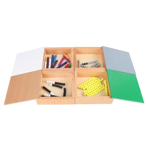 LLTCMYGS Montessori Perlen Mathematik Unterricht AIDS, Kinder Mathematik Perlen Set von LLTCMYGS