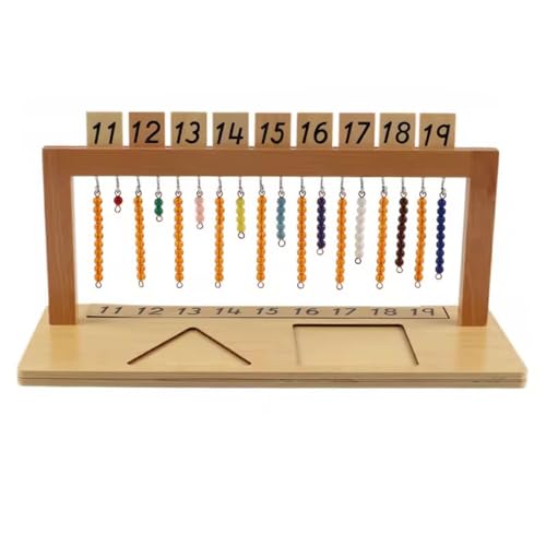 LLTCMYGS Montessori Perlengestell, 11-19 Perlengestell, Mathe-Lehrmittel und Hilfswerkzeug LLTCMYGS Montessori Perlengestell, 11-19 Perlengestell, Mathe-Lehrmittel und Hilfswerkzeug von LLTCMYGS