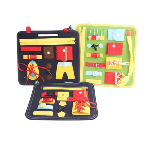 LLTCMYGS Montessori Preschool Sensory Busy Board Toys, das ideale Reise- und Vorschulerziehungsspielzeug LLTCMYGS Montessori Preschool Sensory Busy Board Toys, das ideale Reise- und Vorschulerziehungsspielzeug von LLTCMYGS