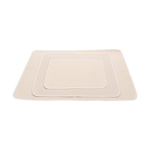 LLTCMYGS Montessori Pure Cotton Arbeitsteppich Set Lehrmittel, Kinder Arbeits- und Studierteppich (3 Teile) von LLTCMYGS