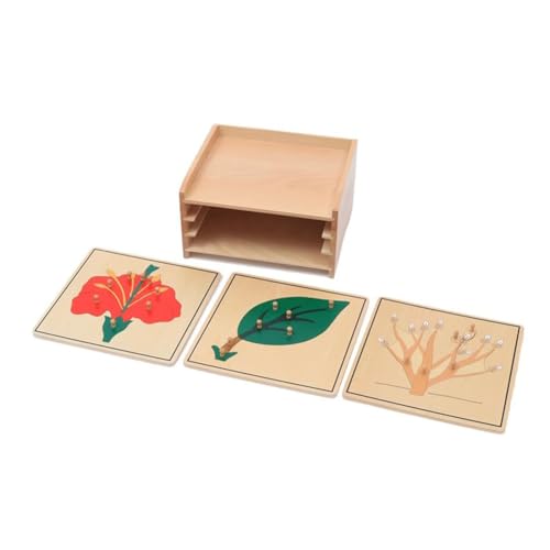LLTCMYGS Montessori Puzzle Panel Schrank Unterricht AIDS, Kinder Puzzle Brett Spielzeug (3 Teile) von LLTCMYGS
