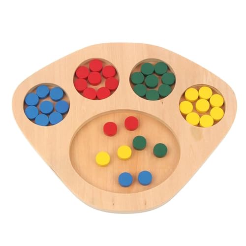 LLTCMYGS Montessori Säuglingsspielzeug, Farb- und Materialklassifizierungsschalen für kleine Kinder, frühes Vorschulspielzeug LLTCMYGS Montessori Säuglingsspielzeug, Farb- und Materialklassifizierungsschalen für kleine Kinder, frühes Vorschulspielzeug von LLTCMYGS