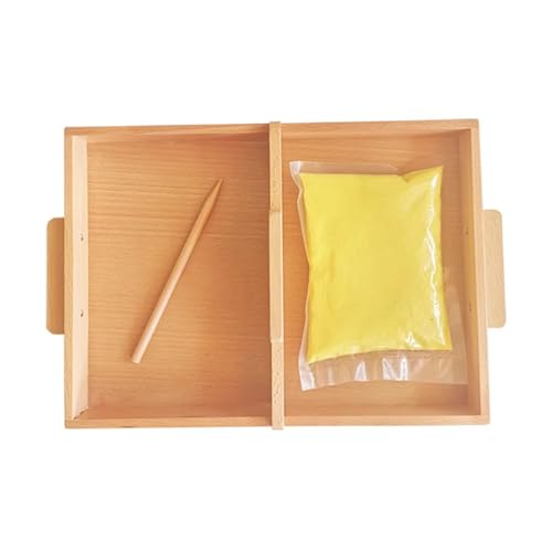 LLTCMYGS Montessori Sandkratz-Schreibbox, Schreibpraxis Lehrmittel von LLTCMYGS