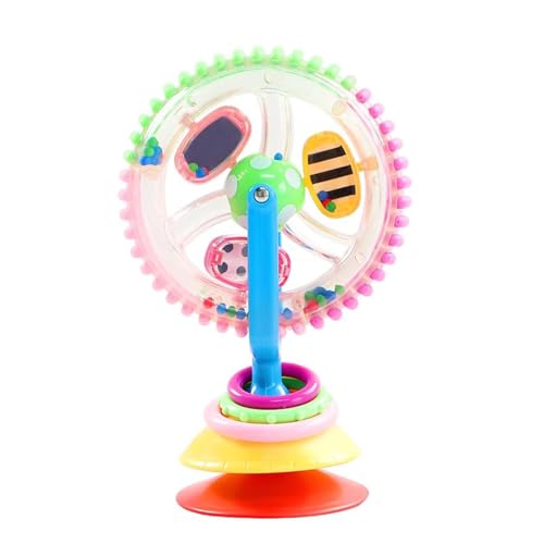 LLTCMYGS Montessori Saugnapf Neugeborenes Spinner Aktivitätsspielzeug, Baby Riesenrad Spielzeug, sensorische Entwicklung LLTCMYGS Montessori Saugnapf Neugeborenes Spinner Aktivitätsspielzeug, Baby Riesenrad Spielzeug, sensorische Entwicklung von LLTCMYGS