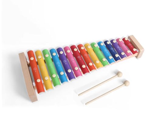 LLTCMYGS Montessori Scale Percussion Instrument Teaching AIDS, Holzxylophon für Kinder und Kleinkinder,The 15th Scale LLTCMYGS Montessori Scale Percussion Instrument Teaching AIDS, Holzxylophon für Kinder und Kleinkinder,The 15th Scale von LLTCMYGS
