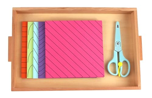 LLTCMYGS Montessori Scherenschnitt-Set für Kinder, DIY-Scherenschnitt-Spaßaktivitäten, Schneidepapier für die Früherziehung LLTCMYGS Montessori Scherenschnitt-Set für Kinder, DIY-Scherenschnitt-Spaßaktivitäten, Schneidepapier für die Früherziehung von LLTCMYGS