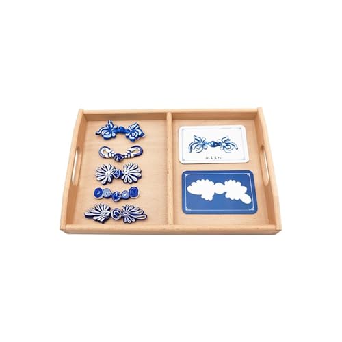 LLTCMYGS Montessori Schnallenformen-Zuordnungsspiel, Kinder-Sinnesförderndes Lehrspielzeug von LLTCMYGS