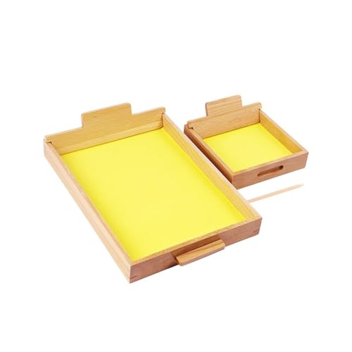 LLTCMYGS Montessori Schreib-Alphanumerisches Sandtischspielzeug-Set, Lernmaterialien für den Vorschulunterricht von LLTCMYGS