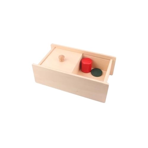 LLTCMYGS Montessori Schubladenkasten mit Schiebedeckel, Bauklötze, Spielzeug zur geometrischen Formen-Erkennung LLTCMYGS Montessori Schubladenkasten mit Schiebedeckel, Bauklötze, Spielzeug zur geometrischen Formen-Erkennung von LLTCMYGS