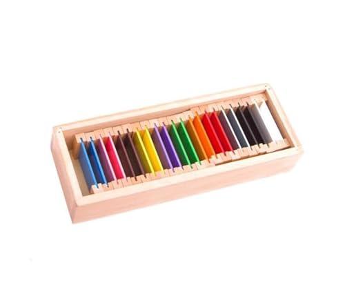 LLTCMYGS Montessori Sensorische Farbpalettenbox, Farblernmaterialien und Lehrmittel von LLTCMYGS