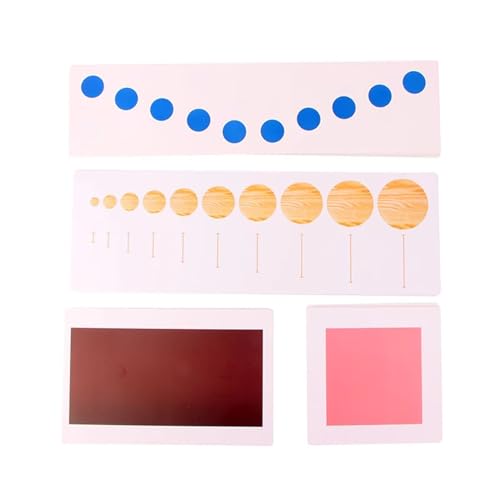 LLTCMYGS Montessori Sensorische Karten, Montessori Spielzeug Materialien für Kleinkinder Sehsinn LLTCMYGS Montessori Sensorische Karten, Montessori Spielzeug Materialien für Kleinkinder Sehsinn von LLTCMYGS