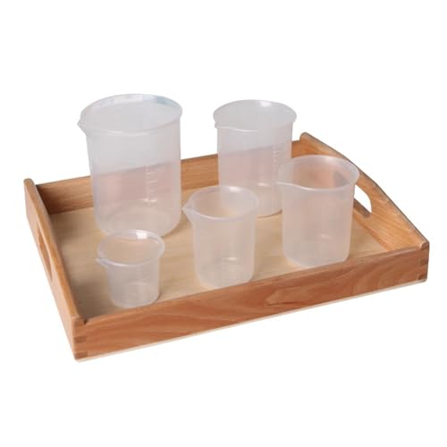 LLTCMYGS Montessori Sensorische Lehrmittel, Arbeitslehrmittel zum Messen und Umfüllen von Wasser LLTCMYGS Montessori Sensorische Lehrmittel, Arbeitslehrmittel zum Messen und Umfüllen von Wasser von LLTCMYGS