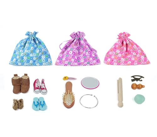 LLTCMYGS Montessori Sensory Mystery Bag Lehrmittel, Spielzeug für die taktile Wahrnehmung (3 Stück) von LLTCMYGS
