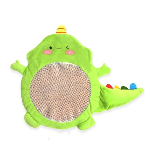 LLTCMYGS Montessori Sensory Net Pad Taktiles Spielzeug, Lernspielzeug für Kinder mit Autismus,Little Dinosaur von LLTCMYGS