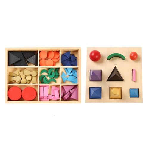 LLTCMYGS Montessori-Sprachsymbol-Set für den AIDS-Unterricht, Grammatiksymbole aus Holz mit Box (zweiteilig) von LLTCMYGS