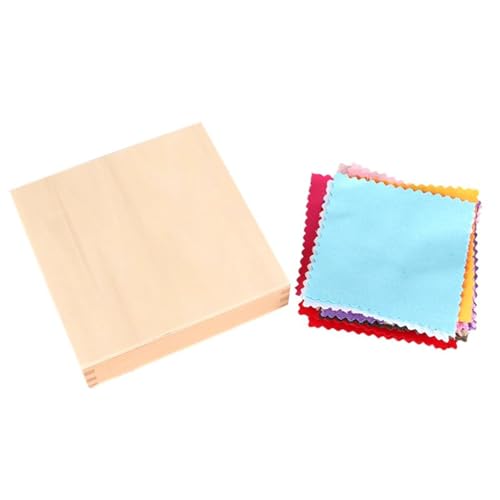 LLTCMYGS Montessori Stoffbox Sensorisches Spielzeug, Bunte Stoffbox für Kinder Taktile Entwicklung von LLTCMYGS