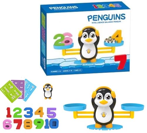LLTCMYGS Montessori Tier Balance Gegengewicht, Vorschulerziehung Mathematik Erleuchtung Spiel Requisiten,Penguin LLTCMYGS Montessori Tier Balance Gegengewicht, Vorschulerziehung Mathematik Erleuchtung Spiel Requisiten,Penguin von LLTCMYGS