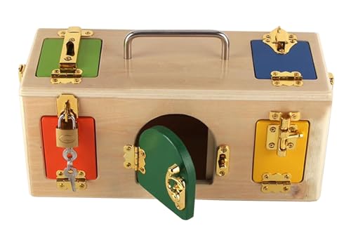 LLTCMYGS Montessori Unlock Box zum Entsperren von Spielzeugen, Training von Kindern mit feinen Bewegungen Lernspielzeug von LLTCMYGS