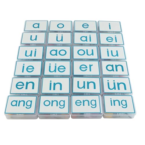 LLTCMYGS Montessori Vokal Chinesisch Lehrmittel-Set, Chinesisch Pinyin Lernhilfe für Kinder LLTCMYGS Montessori Vokal Chinesisch Lehrmittel-Set, Chinesisch Pinyin Lernhilfe für Kinder von LLTCMYGS