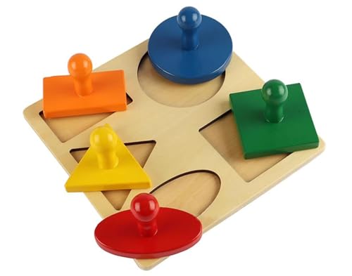 LLTCMYGS Montessori Vorschulerziehungs Geometrische Formen Puzzle Board, Vorschulfrühlernpuzzle LLTCMYGS Montessori Vorschulerziehungs Geometrische Formen Puzzle Board, Vorschulfrühlernpuzzle von LLTCMYGS