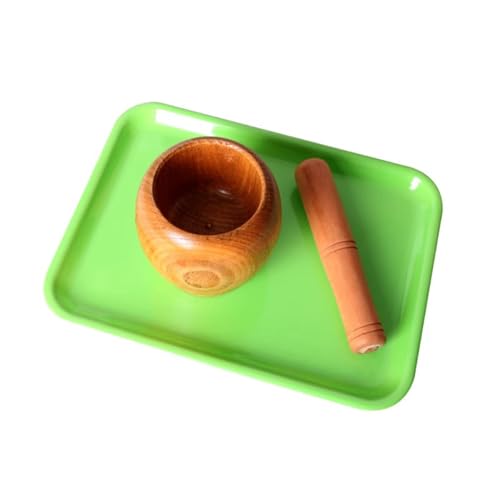 LLTCMYGS Montessori Wooden Life Teaching AIDS, Holzmörser und Stößel Knoblauchstampfer LLTCMYGS Montessori Wooden Life Teaching AIDS, Holzmörser und Stößel Knoblauchstampfer von LLTCMYGS