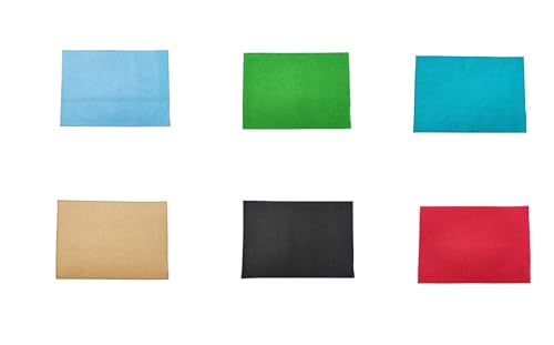 LLTCMYGS Montessori Work Filz Teppich Set Lehrmittel, Life Skills Übungsmatten (6 Stück) von LLTCMYGS