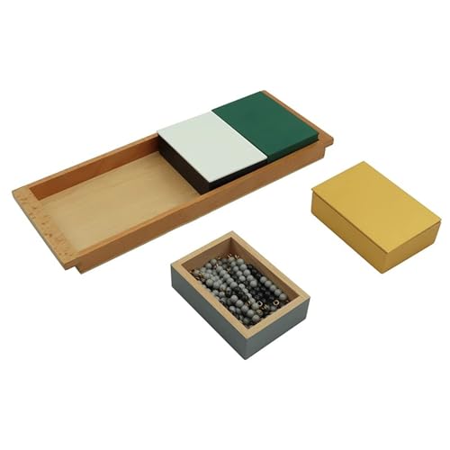 LLTCMYGS Montessori Zählperlen Mathematikspiel Lehrmittel, Perlen-Set Lehrmittel von LLTCMYGS