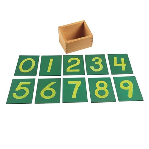LLTCMYGS Montessori-Zahlenkarten Lehrmittel, Mathematik-Lernhilfen zum Erkennen der Zahlen 0-9 LLTCMYGS Montessori-Zahlenkarten Lehrmittel, Mathematik-Lernhilfen zum Erkennen der Zahlen 0-9 von LLTCMYGS