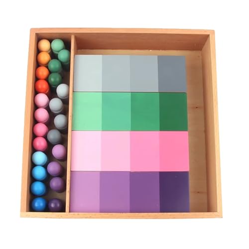 LLTCMYGS Montessori farblich abgestimmte Lernwerkzeuge, sensorische Lernwerkzeuge Spielzeug für frühes Lernen LLTCMYGS Montessori farblich abgestimmte Lernwerkzeuge, sensorische Lernwerkzeuge Spielzeug für frühes Lernen von LLTCMYGS