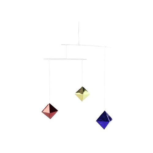 LLTCMYGS Montessori hexagonales Diamanten-Mobile Pendelspielzeug, Baby-Sehverfolgungsspielzeug von LLTCMYGS