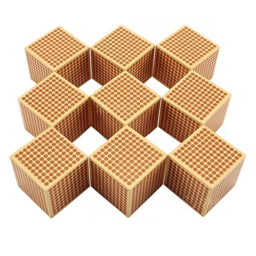 LLTCMYGS Neun 1000-Punkte-Mathe-Quadrat-Holz-Lehrmittel, Montessori-Kinderspielzeug für die Früherziehung,Without pallets LLTCMYGS Neun 1000-Punkte-Mathe-Quadrat-Holz-Lehrmittel, Montessori-Kinderspielzeug für die Früherziehung,Without pallets von LLTCMYGS