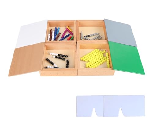 LLTCMYGS Perlenbesetztes Mathe-Lehrmittelset, Mathe-Perlenbox für die frühe Bildung LLTCMYGS Perlenbesetztes Mathe-Lehrmittelset, Mathe-Perlenbox für die frühe Bildung von LLTCMYGS