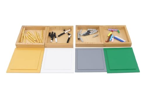 LLTCMYGS Perlenkette Mathe Spiel Unterricht AIDS, Montessori Früherziehung Kinder Perlen Stäbchen LLTCMYGS Perlenkette Mathe Spiel Unterricht AIDS, Montessori Früherziehung Kinder Perlen Stäbchen von LLTCMYGS
