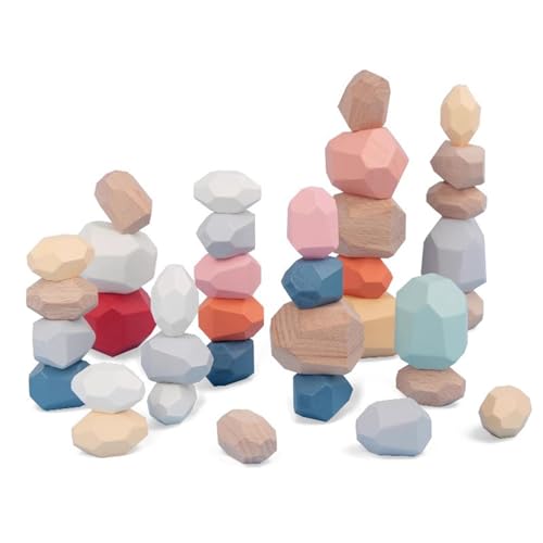 LLTCMYGS Regenbogen Kindersimulation Steinstapel Set, Montessori Holzbausteine Steinstapel Spielzeug,21 Sets LLTCMYGS Regenbogen Kindersimulation Steinstapel Set, Montessori Holzbausteine Steinstapel Spielzeug,21 Sets von LLTCMYGS