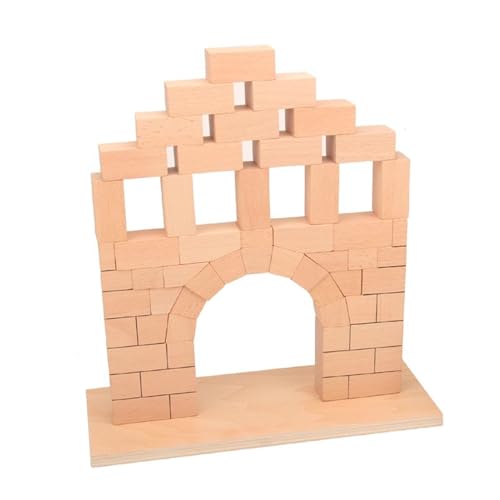 LLTCMYGS Römische Holzbrücke Montessori Teaching AIDS, gebaut aus geometrisch geformten Bausteinen LLTCMYGS Römische Holzbrücke Montessori Teaching AIDS, gebaut aus geometrisch geformten Bausteinen von LLTCMYGS