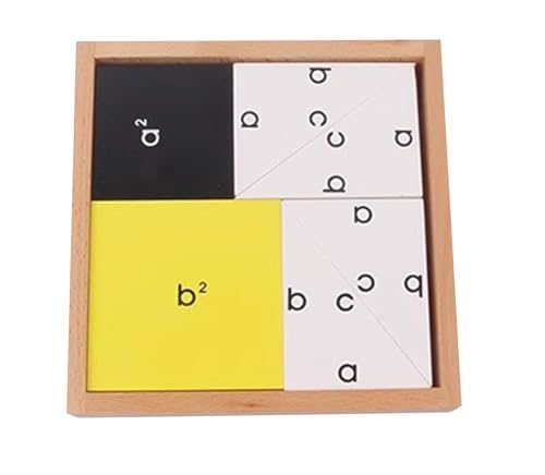 LLTCMYGS Satz des Pythagoras Holzbrett Mathematik Unterricht AIDS, Frühkindliche Mathematik Unterricht AIDS,Model a von LLTCMYGS