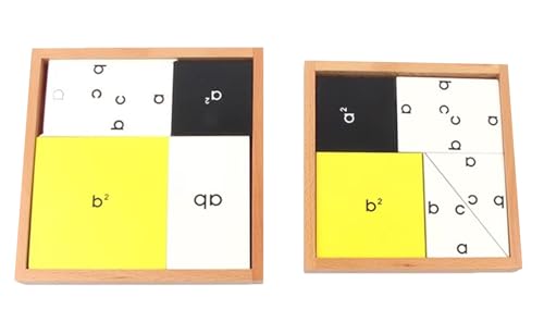 LLTCMYGS Satz des Pythagoras Holzbrett Mathematik Unterricht AIDS, Frühkindliche Mathematik Unterricht AIDS,Two Sets von LLTCMYGS