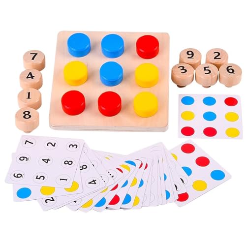 LLTCMYGS Schraube, Matching, Konzentrationstraining, AIDS, kreativ, Kindergartenkinder, Spiel, Schraubenrequisiten von LLTCMYGS