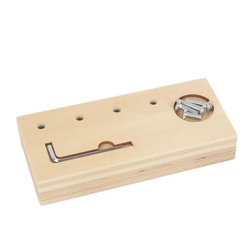 LLTCMYGS Tägliches Schraubenset für Kinder aus Holz, Montessori Hand-Auge-Koordination Lehrmittel,Wrench Screw Set LLTCMYGS Tägliches Schraubenset für Kinder aus Holz, Montessori Hand-Auge-Koordination Lehrmittel,Wrench Screw Set von LLTCMYGS