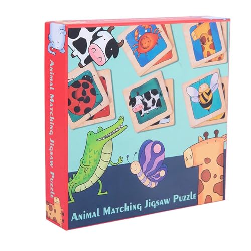 LLTCMYGS Tiere Finden Schatten, passende Spielzeuge, hölzerne Seil-Einfädel-Puzzles für die Vorschule LLTCMYGS Tiere Finden Schatten, passende Spielzeuge, hölzerne Seil-Einfädel-Puzzles für die Vorschule von LLTCMYGS