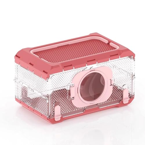 LLTCMYGS Transparente Insektenbeobachtungsbox, Sommer Outdoor Natürliche Insektenfang Requisite (ohne Gürtel),Rosa von LLTCMYGS