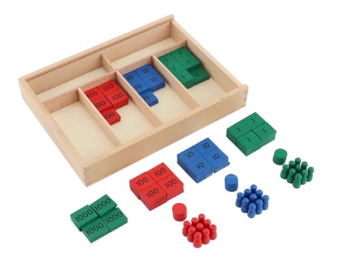 LLTCMYGS Vorschul Montessori Stempelspiel-Set, frühkindliche mathematische Lehrhilfe LLTCMYGS Vorschul Montessori Stempelspiel-Set, frühkindliche mathematische Lehrhilfe von LLTCMYGS