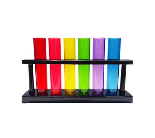 LLTCMYGS Wissenschaftliches Experiment Reagenzgläser, Messbecher und AIDS im Unterricht, Montessori Wissenschaftliches Wasserspiel,Test Tube von LLTCMYGS