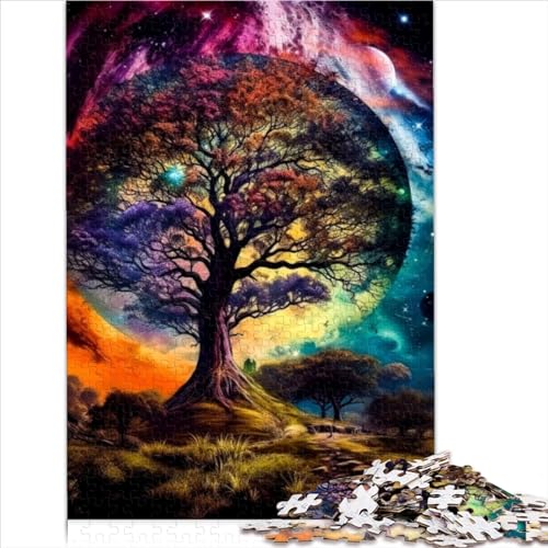 Puzzle | Puzzles Kosmischer Baum des Lebens 1000 Teile für Erwachsene Erwachsene und Holzpuzzles geeignet für Kinder ab 12 Jahren 1000 Teile (75 x 50 cm) von LLUCH