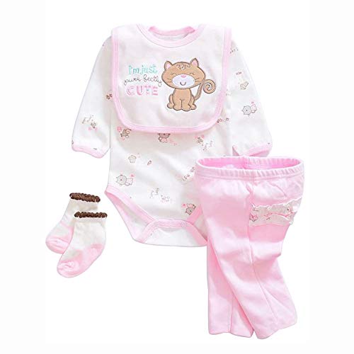 LLX Mode Neugeborenes Baby Kleidung Reborn Baby Mädchen Puppe Kleidung Für 20-22 Zoll 50-55 Cm Puppe Geschenke,Q von LLX