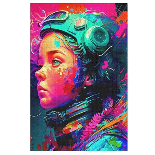 1000-teiliges Puzzles, Bunt Astronaut -Puzzle Für Erwachsene Kinder,Holzbrettpuzzle,Erwachsenenpuzzles,Geschenke 78×53cm 1000-teiliges Puzzles, Bunt Astronaut -Puzzle Für Erwachsene Kinder,Holzbrettpuzzle,Erwachsenenpuzzles,Geschenke 78×53cm von LLXXHH