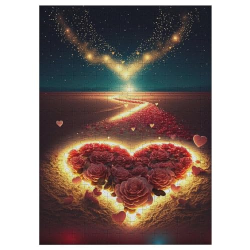 300 Teile Puzzle Für Jugendliche,Herz am Strand Puzzles,Erwachsenenpuzzle,Holzpuzzles,Dekompressionsspiel,Spielzeugpuzzles 42×30cm 300 Teile Puzzle Für Jugendliche,Herz am Strand Puzzles,Erwachsenenpuzzle,Holzpuzzles,Dekompressionsspiel,Spielzeugpuzzles 42×30cm von LLXXHH