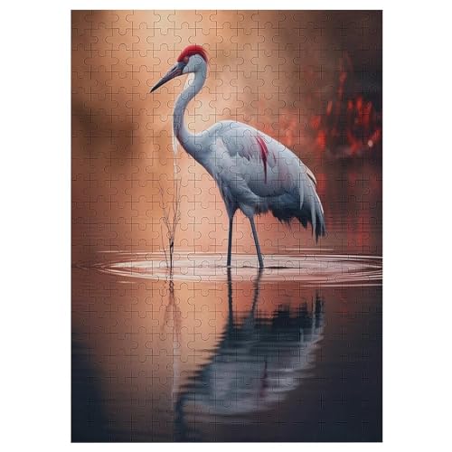300 Teile Puzzle Für Jugendliche,Tierischer Kran Puzzles,Erwachsenenpuzzle,Holzpuzzles,Dekompressionsspiel,Spielzeugpuzzles 42×30cm von LLXXHH