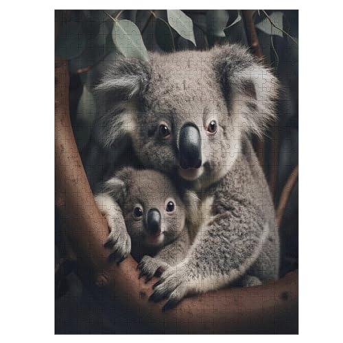 500-teiliges Puzzle Für Erwachsene, Koala Holzpuzzle, Gehirn-Herausforderung,Puzzles Spielzeugspiel 55×41cm 500-teiliges Puzzle Für Erwachsene, Koala Holzpuzzle, Gehirn-Herausforderung,Puzzles Spielzeugspiel 55×41cm von LLXXHH